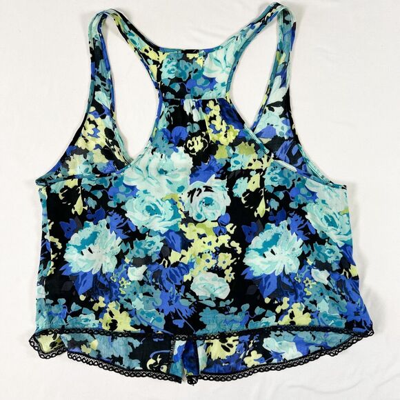 Free People Intimately Tank S Crop Racerback Floral Boho Flirty Feminine Whimsy - Picture 6 of 8
